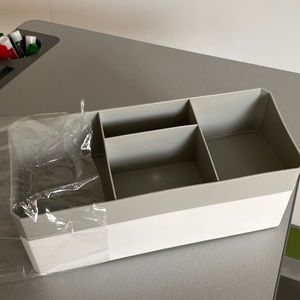 NWT Stackable desk organizer from Target, plastic 10”x4”